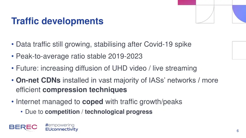 traffic developments
