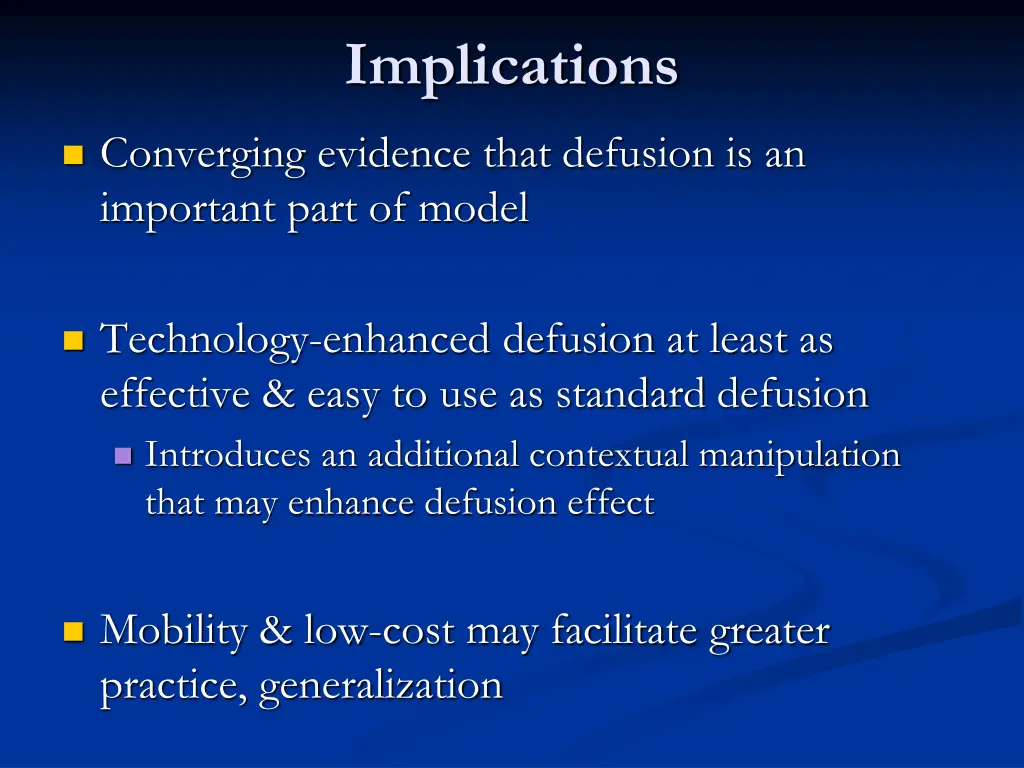 implications