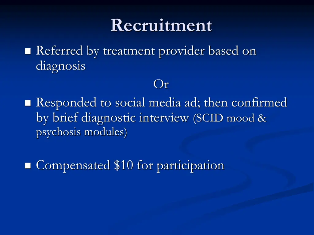 recruitment