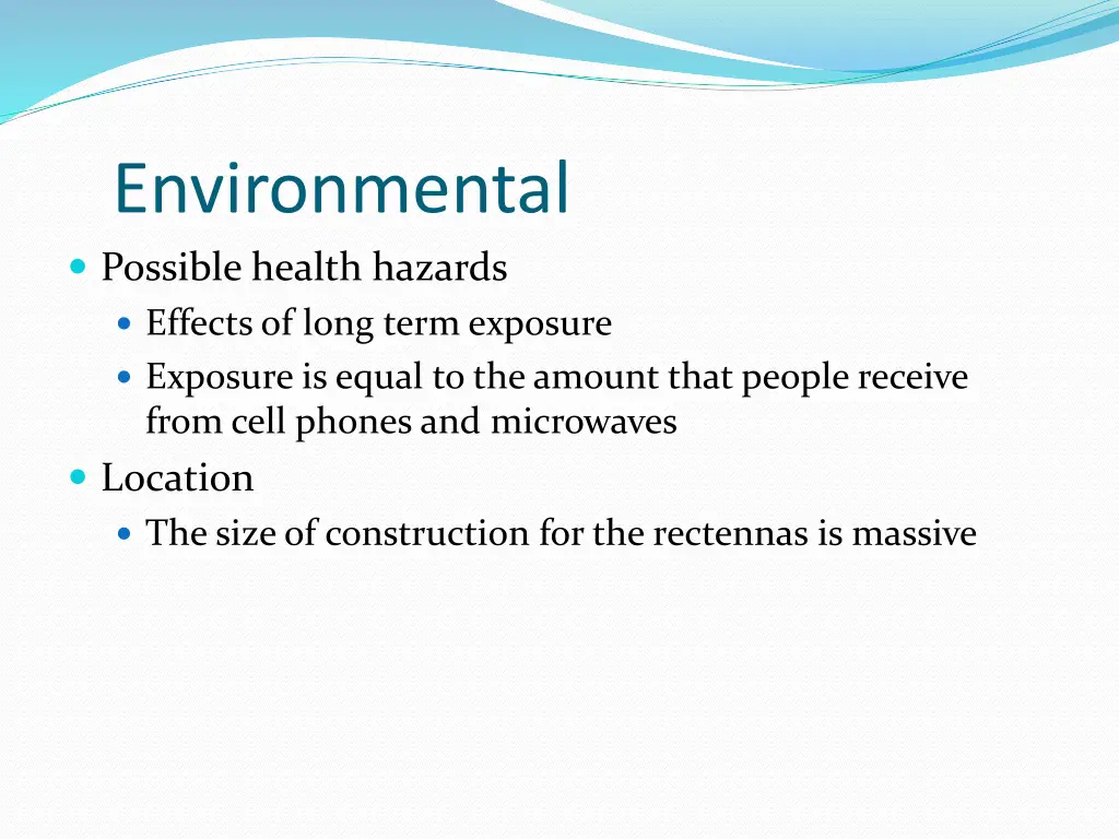 environmental possible health hazards
