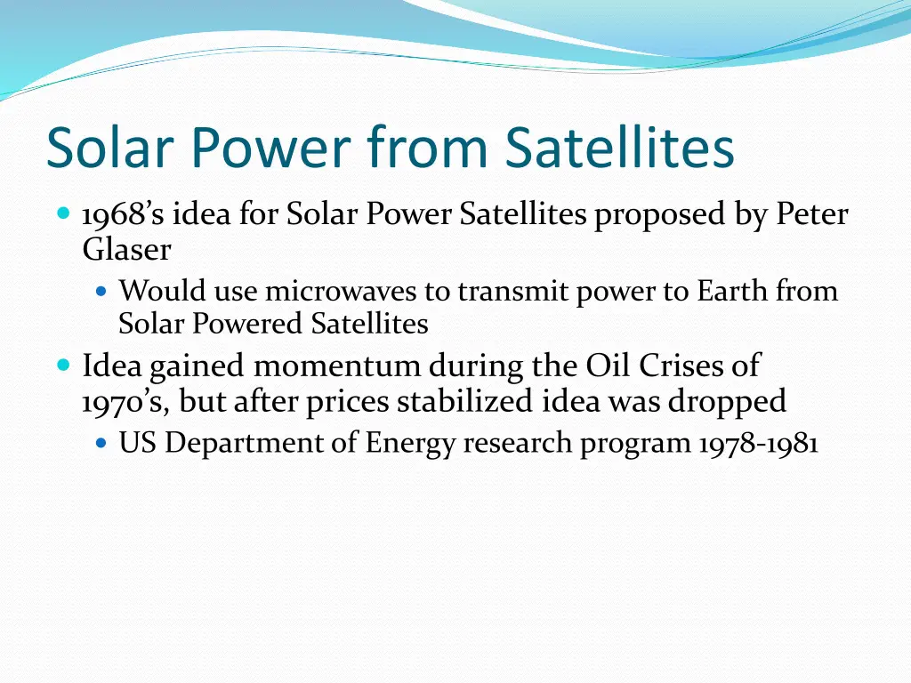 solar power from satellites 1968 s idea for solar