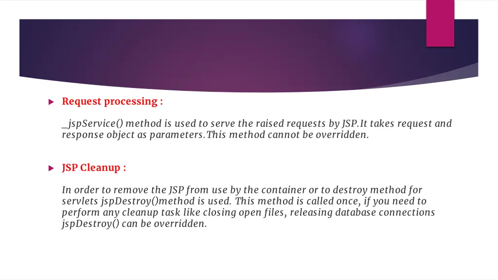 request processing