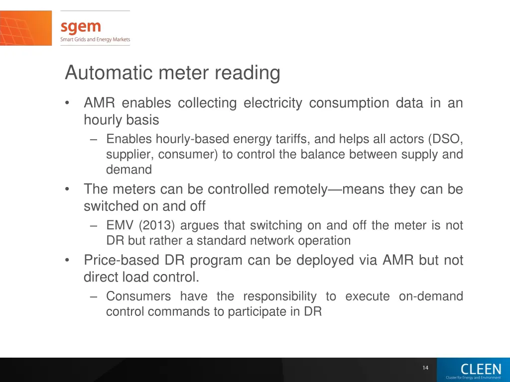automatic meter reading