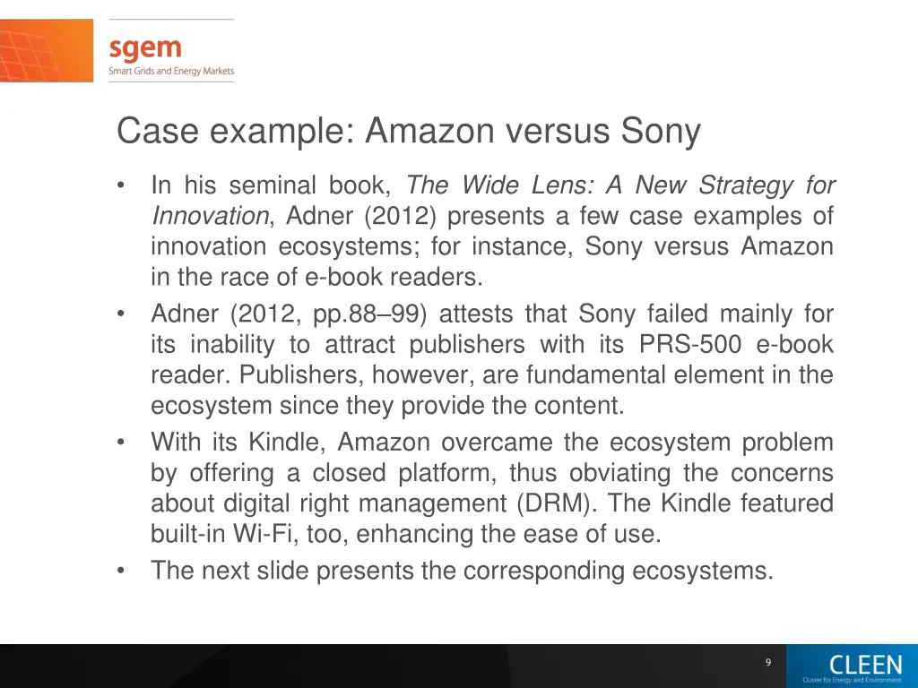 case example amazon versus sony