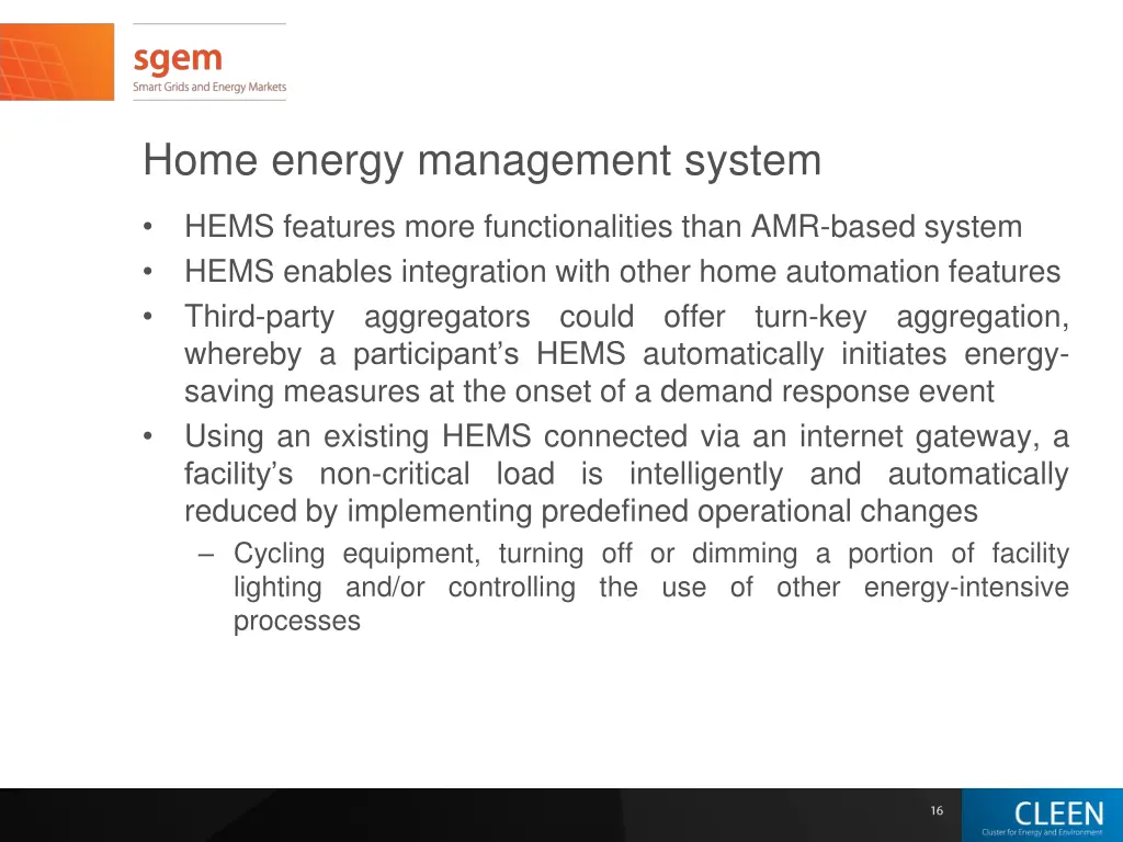 home energy management system
