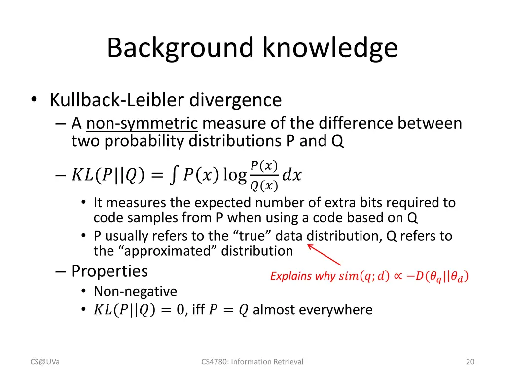 background knowledge