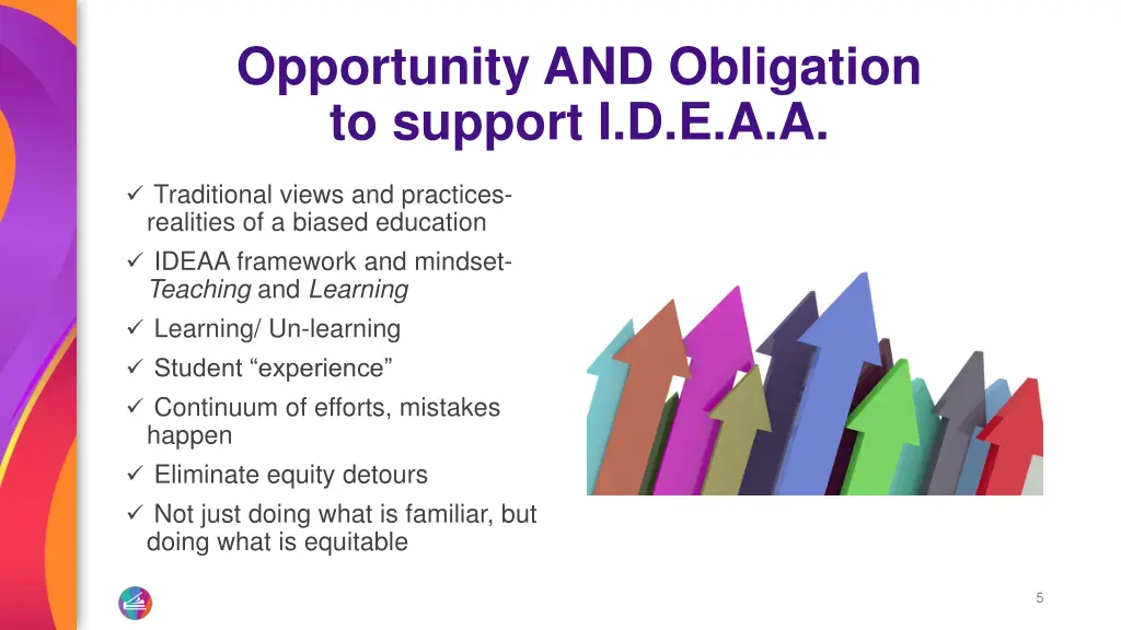 opportunity and obligation to support i d e a a