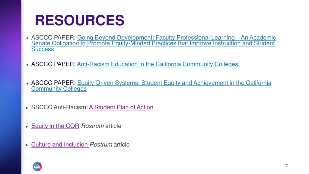 resources
