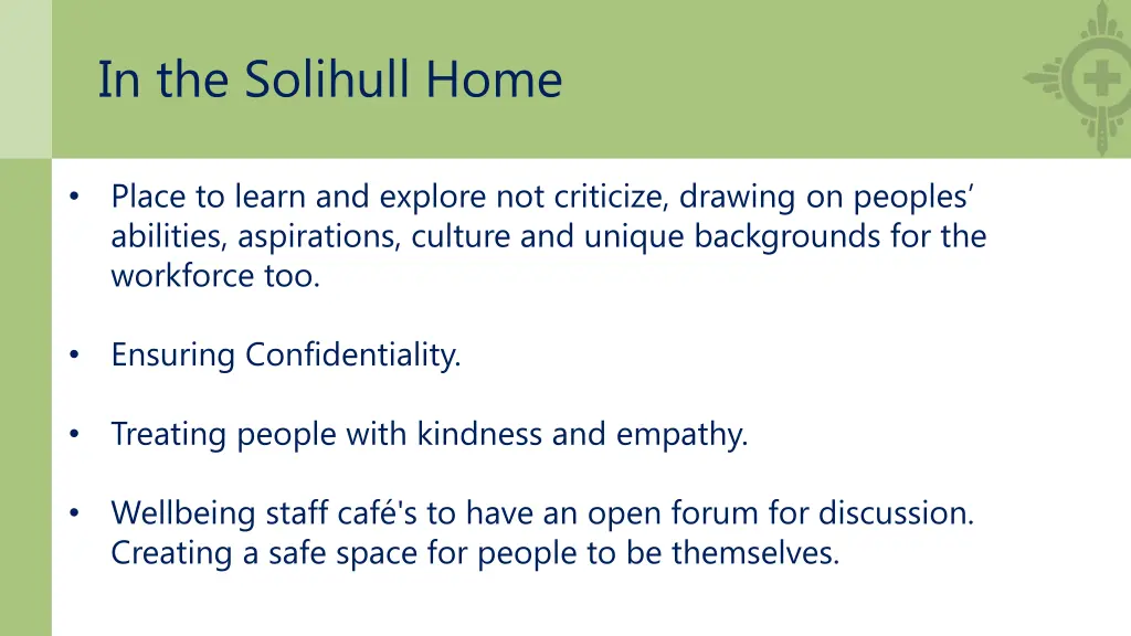 in the solihull home