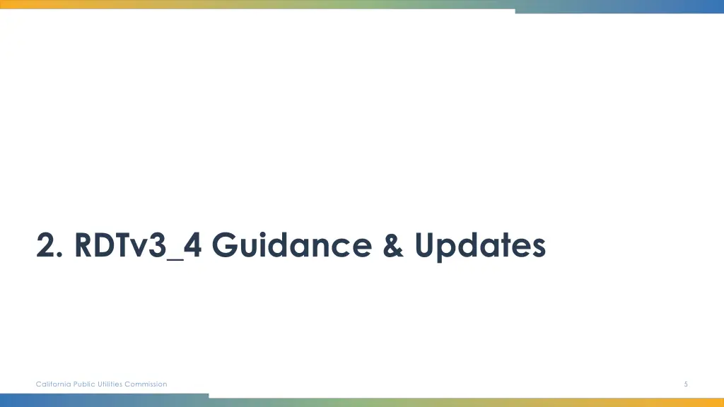 2 rdtv3 4 guidance updates