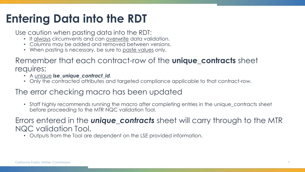 entering data into the rdt