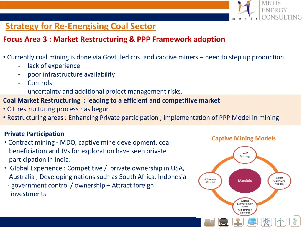 strategy for re energising coal sector focus area