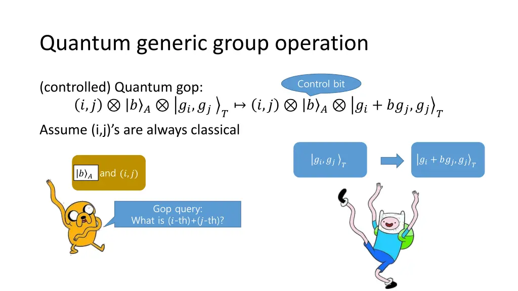 quantum generic group operation 1