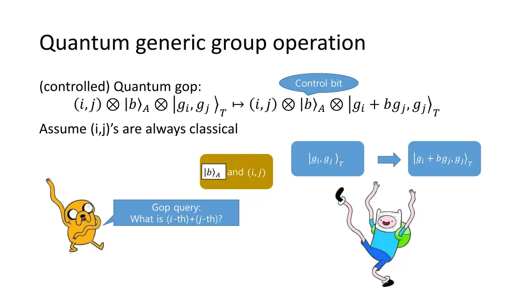 quantum generic group operation 2