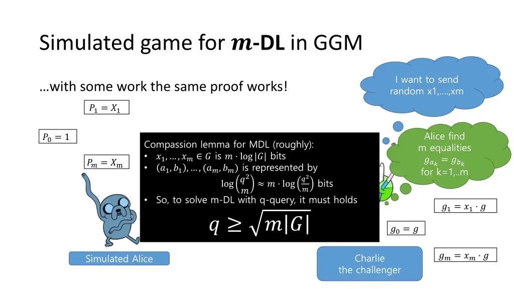 simulated game for dl in ggm 2