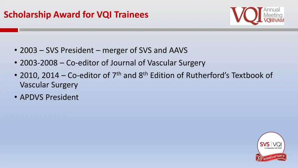scholarship award for vqi trainees 1