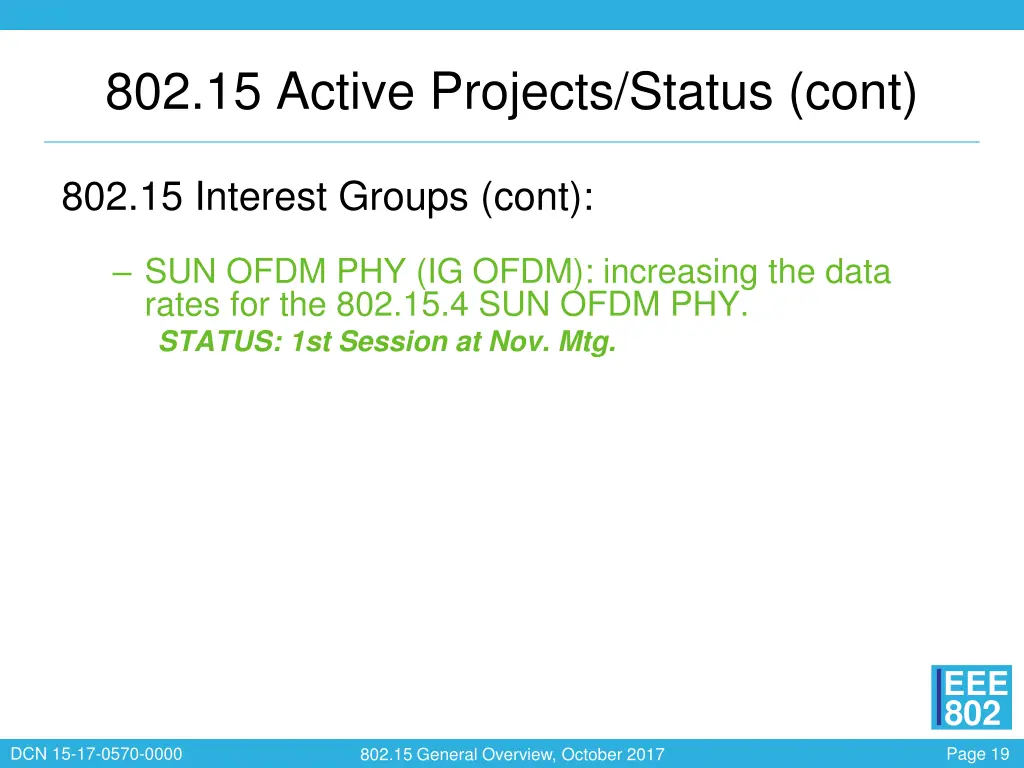 802 15 active projects status cont 7