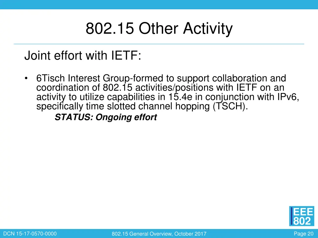 802 15 other activity
