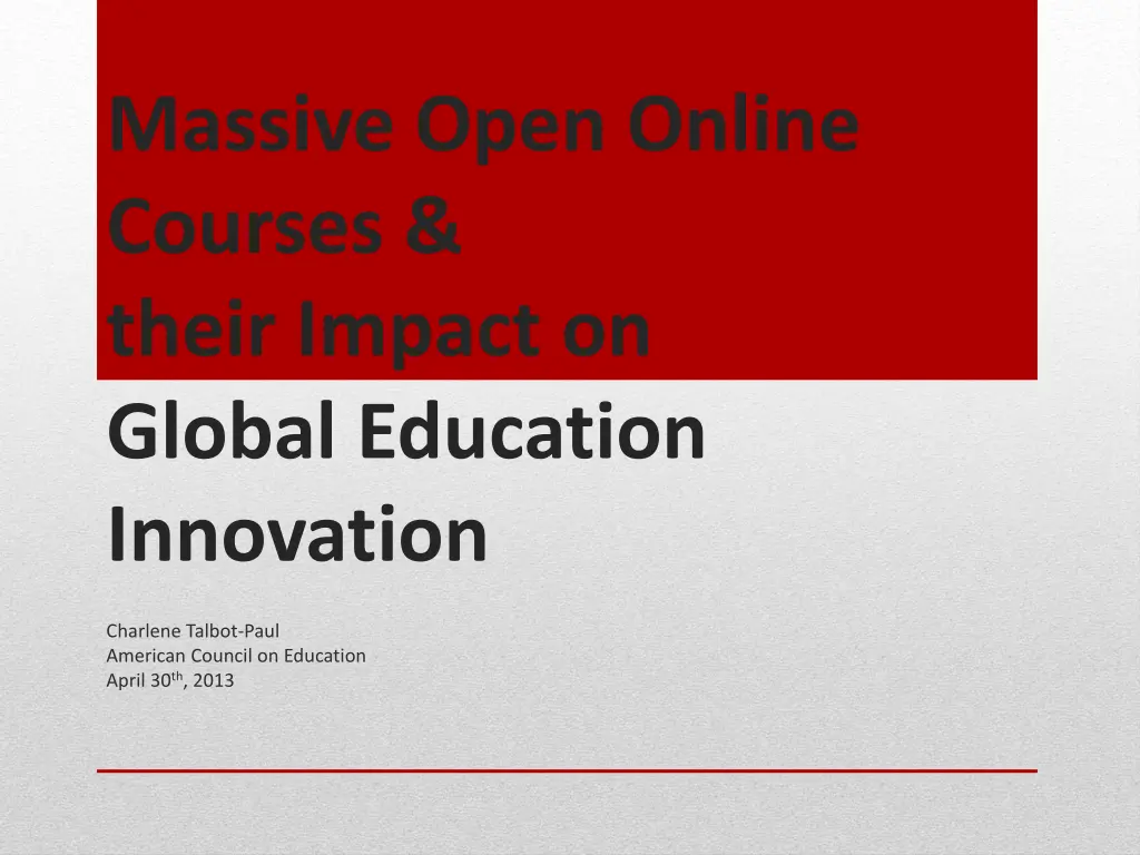 massive open online courses their impact