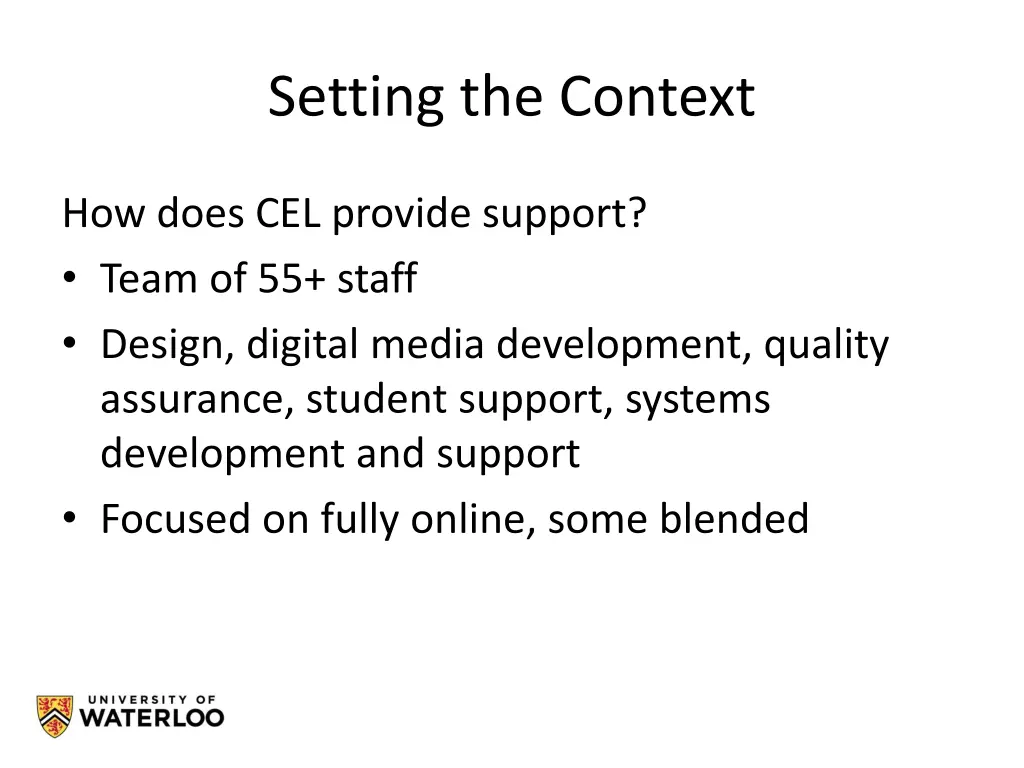 setting the context 2