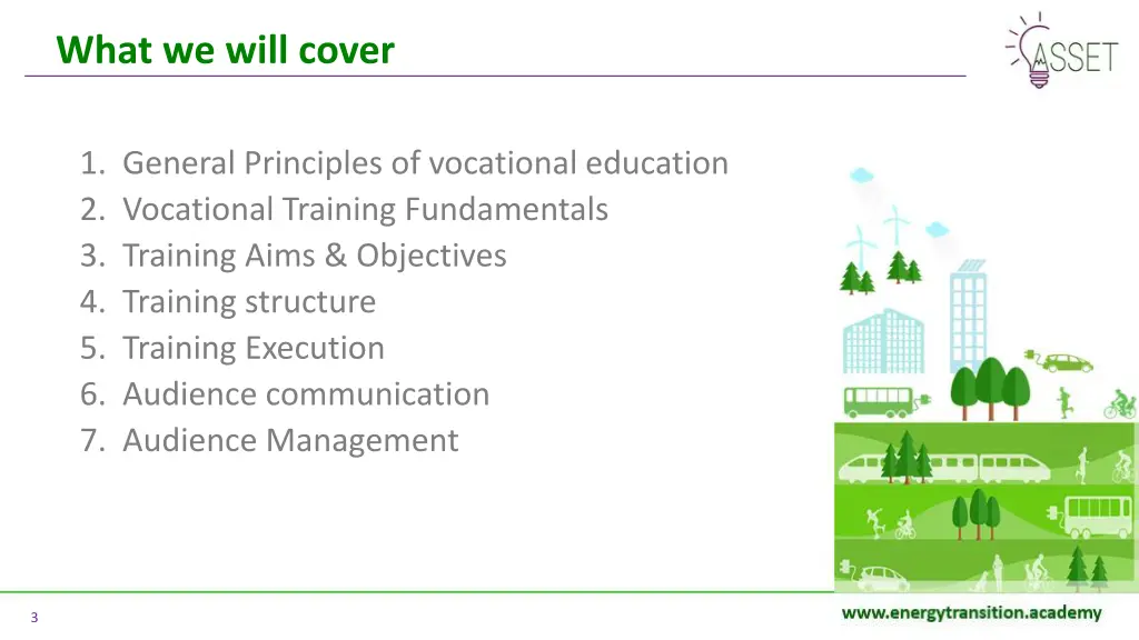 what we will cover