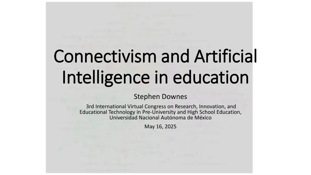 connectivism and artificial connectivism