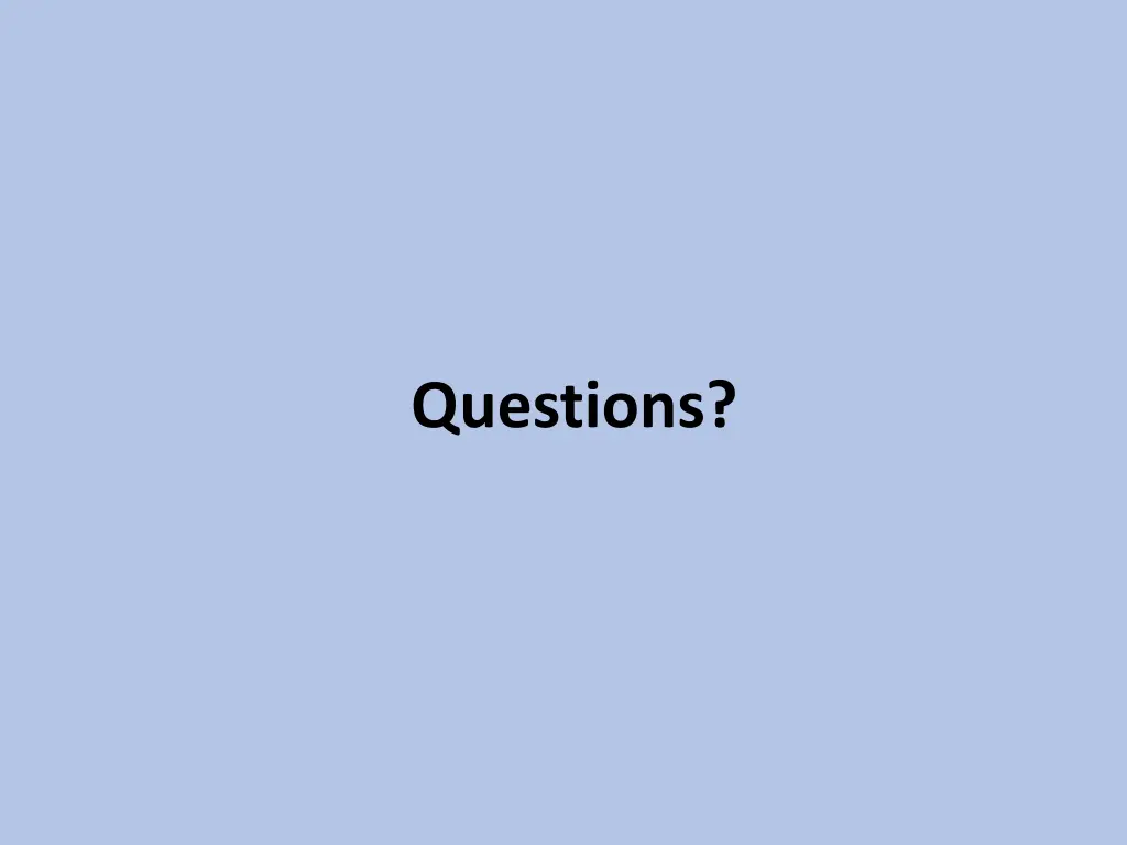 questions