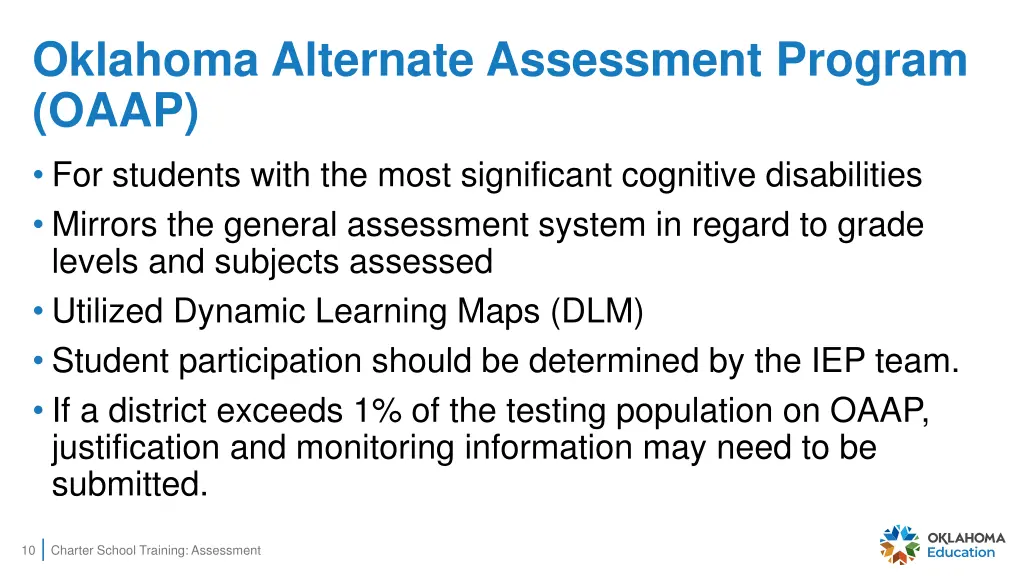 oklahoma alternate assessment program oaap
