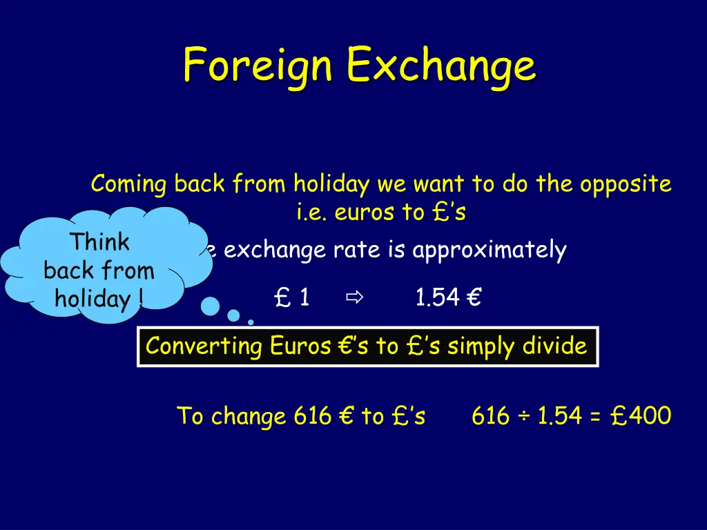 foreign exchange 2