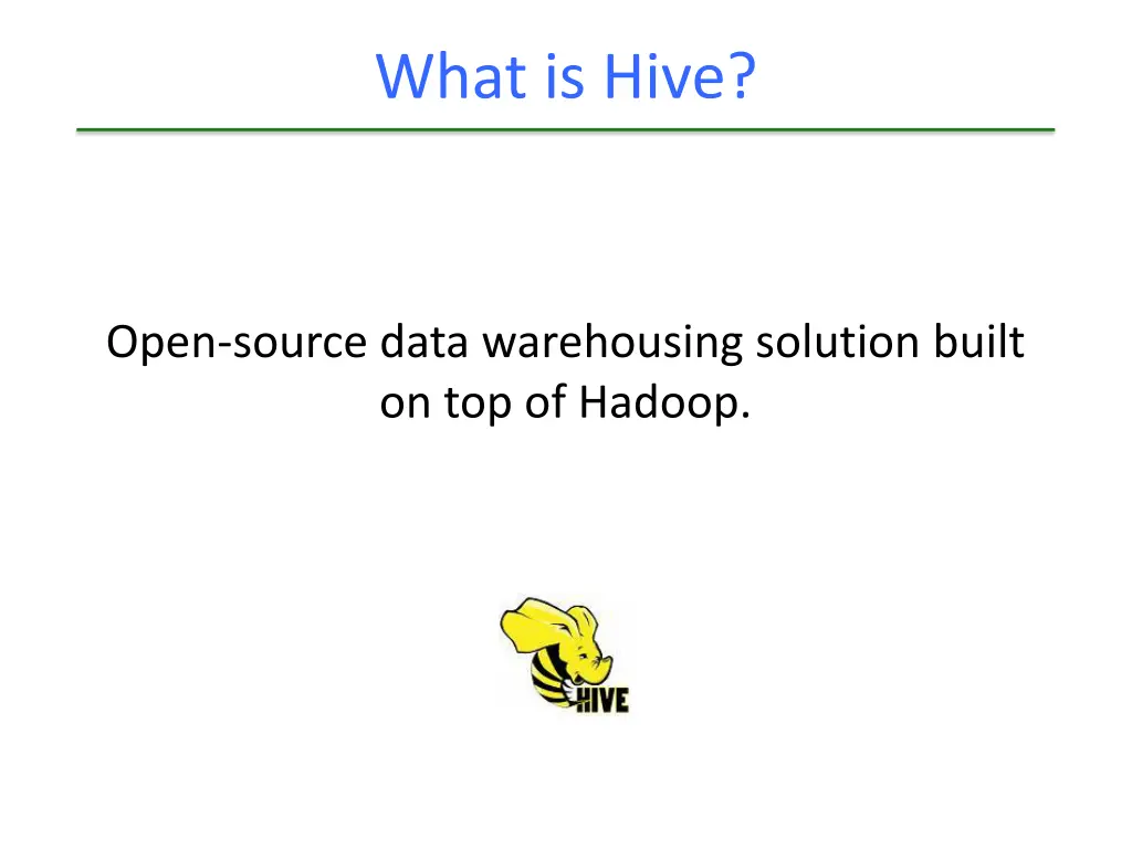 what is hive