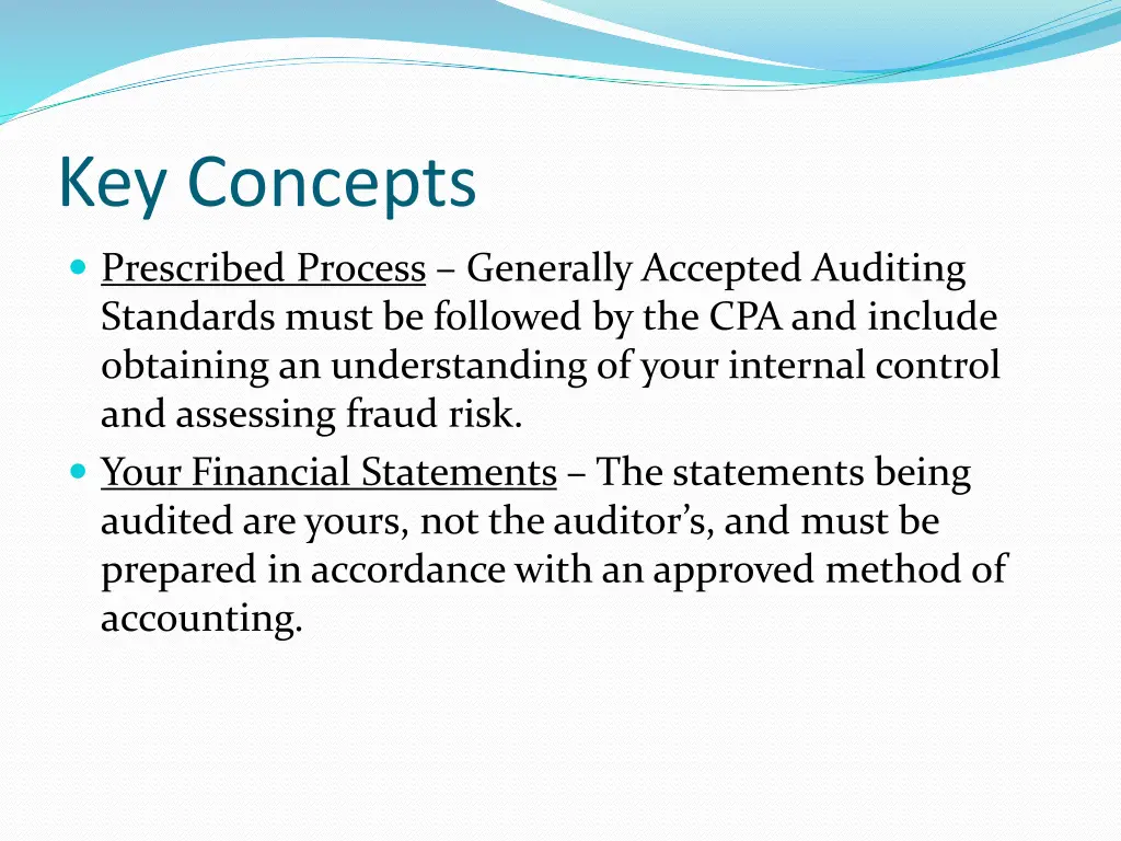 key concepts