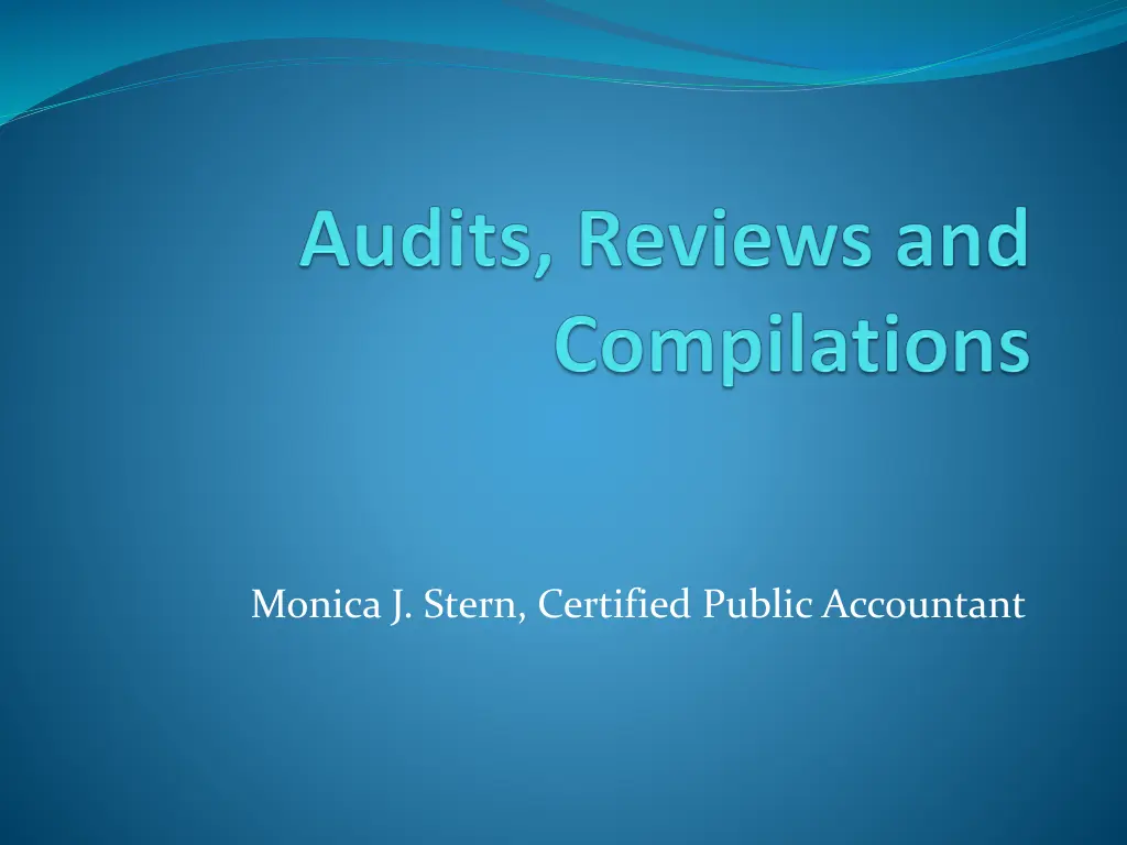 monica j stern certified public accountant