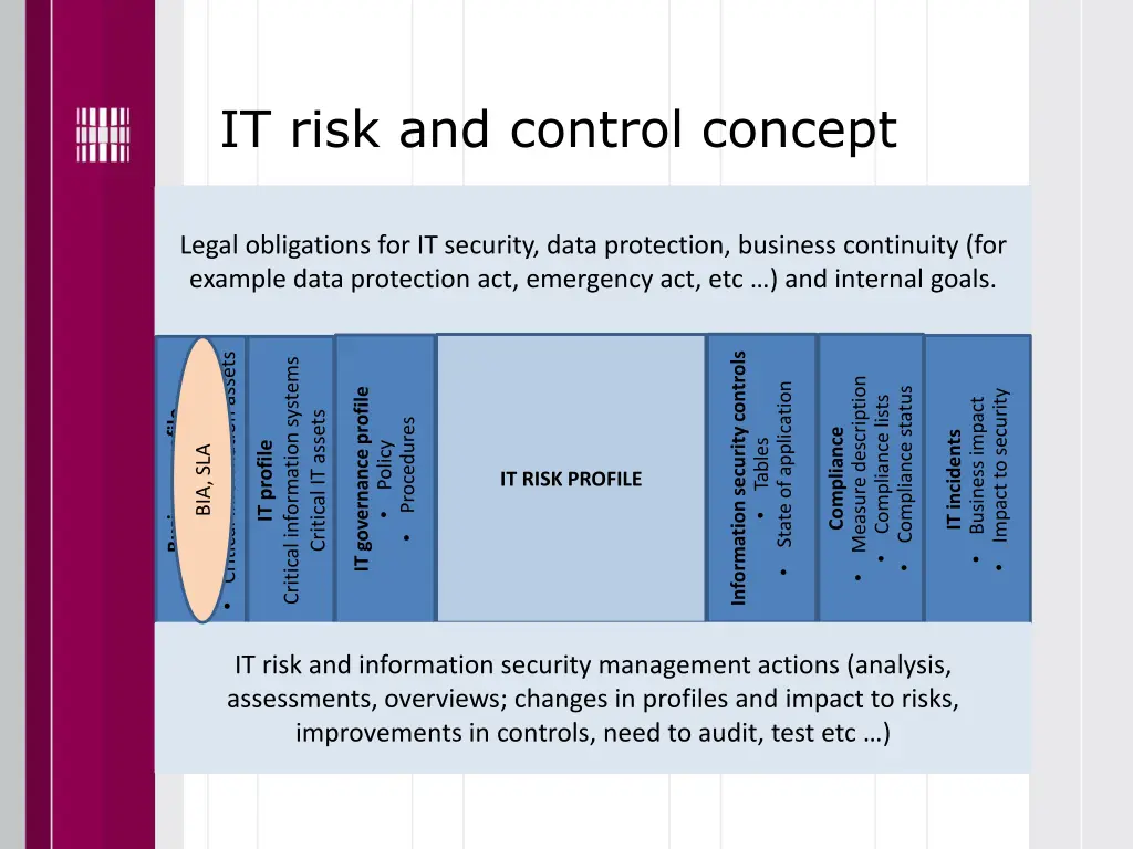 it risk and control concept 10