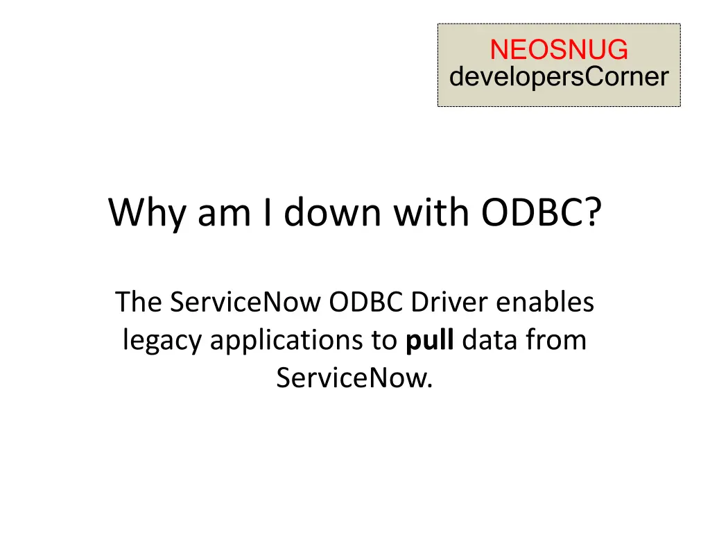 neosnug developerscorner 2