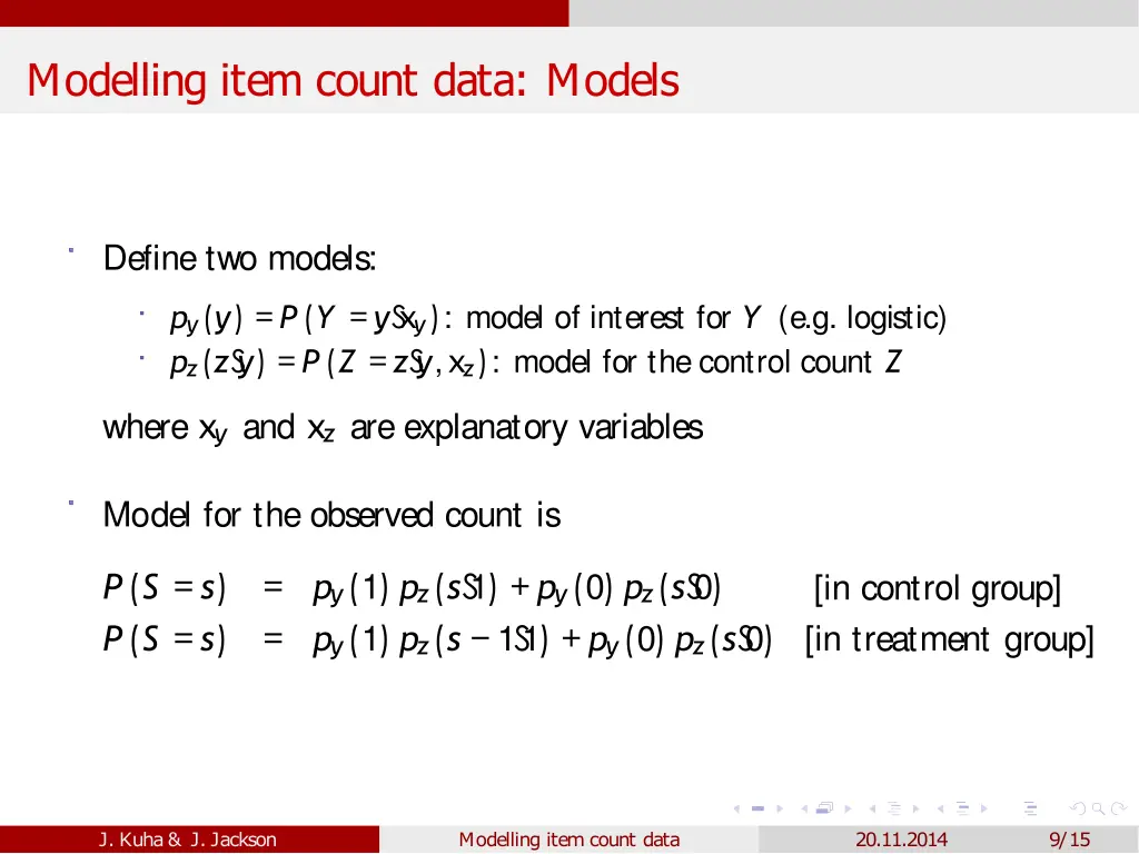modelling item count data models