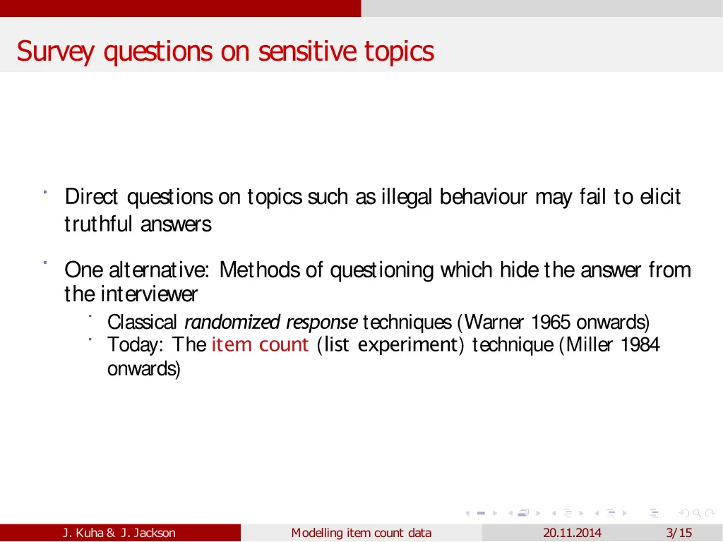 survey questions on sensitive topics