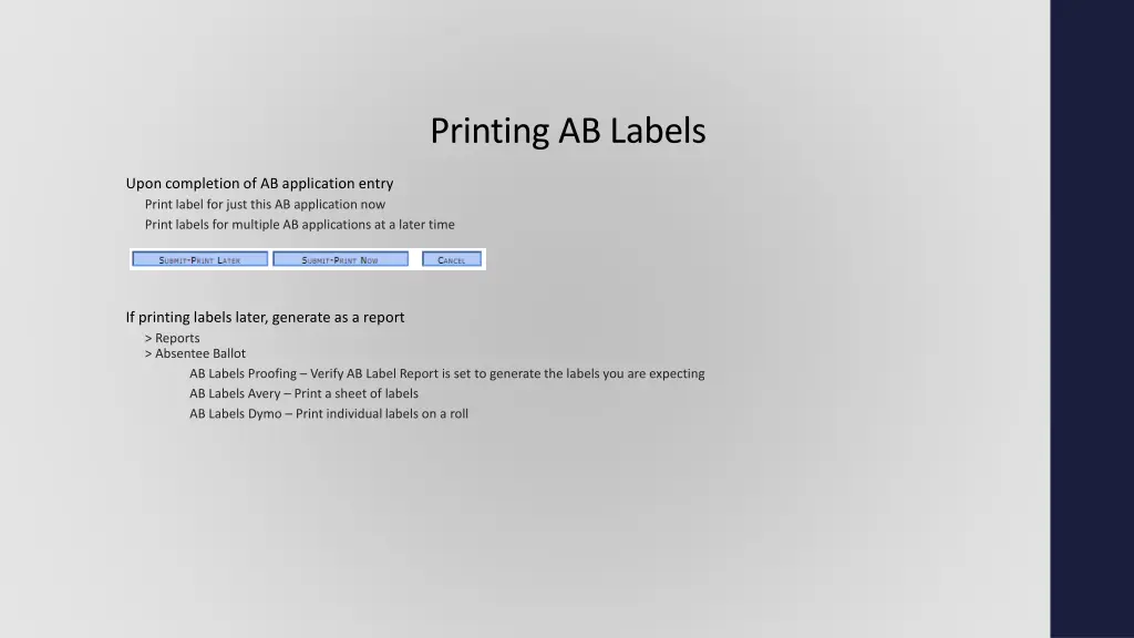 printing ab labels 2