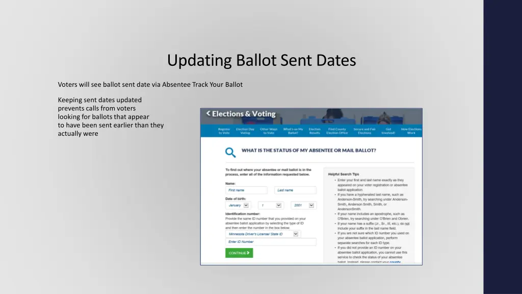 updating ballot sent dates 1