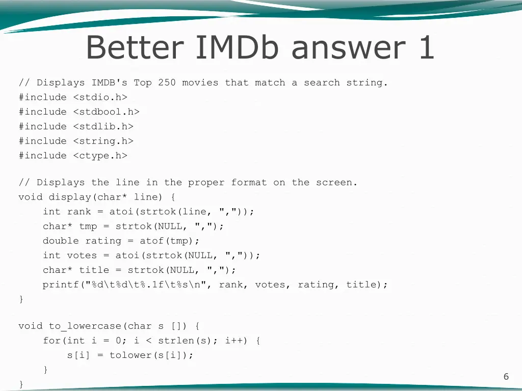 better imdb answer 1
