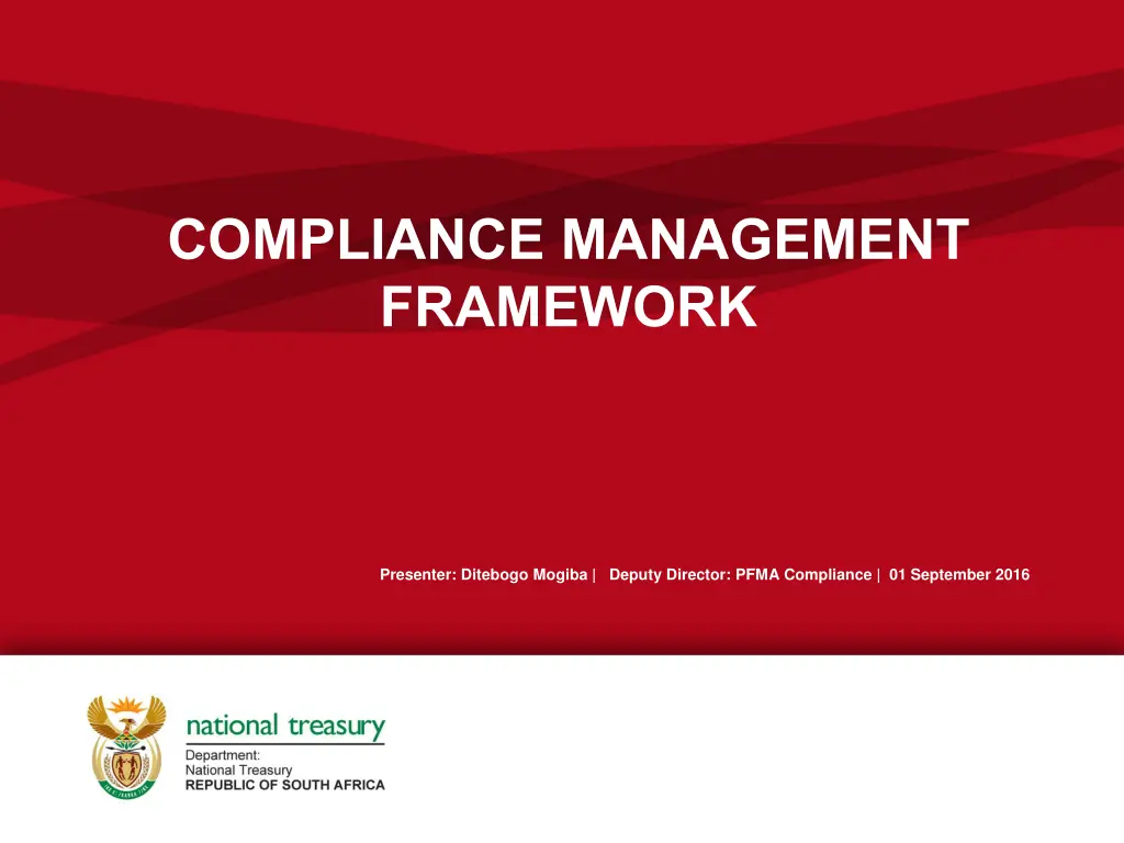 compliance management framework