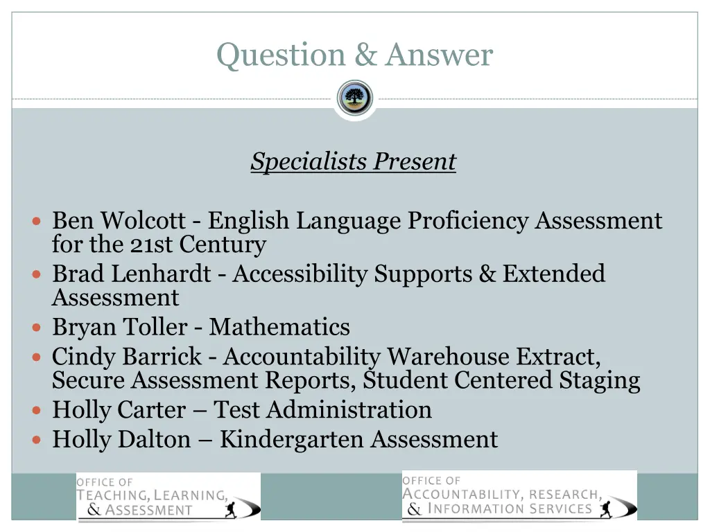 question answer