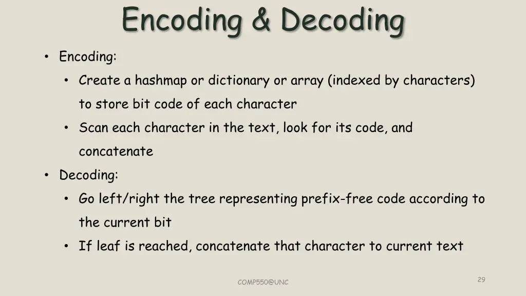 encoding decoding