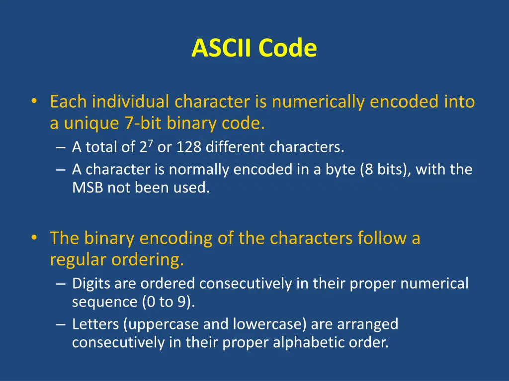 ascii code