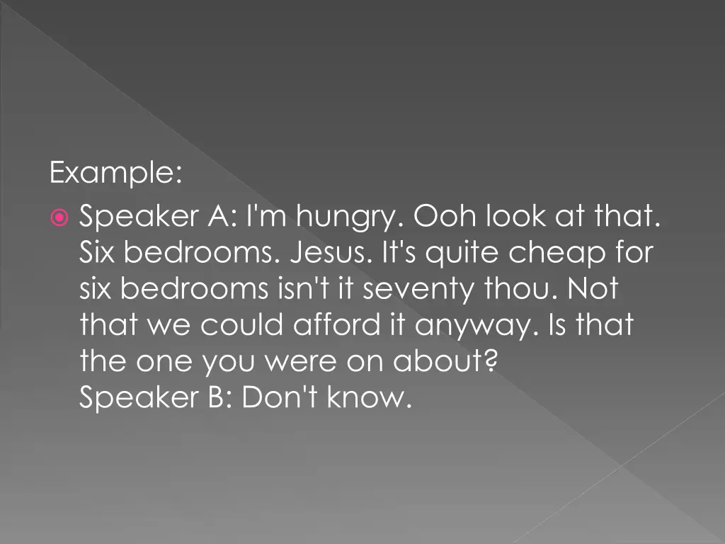 example speaker a i m hungry ooh look at that