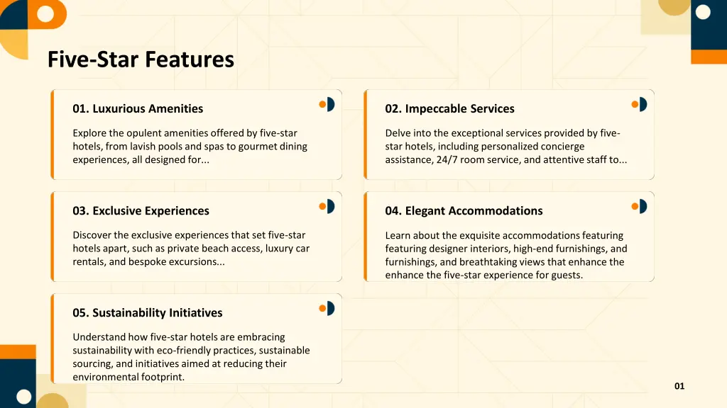 five star features