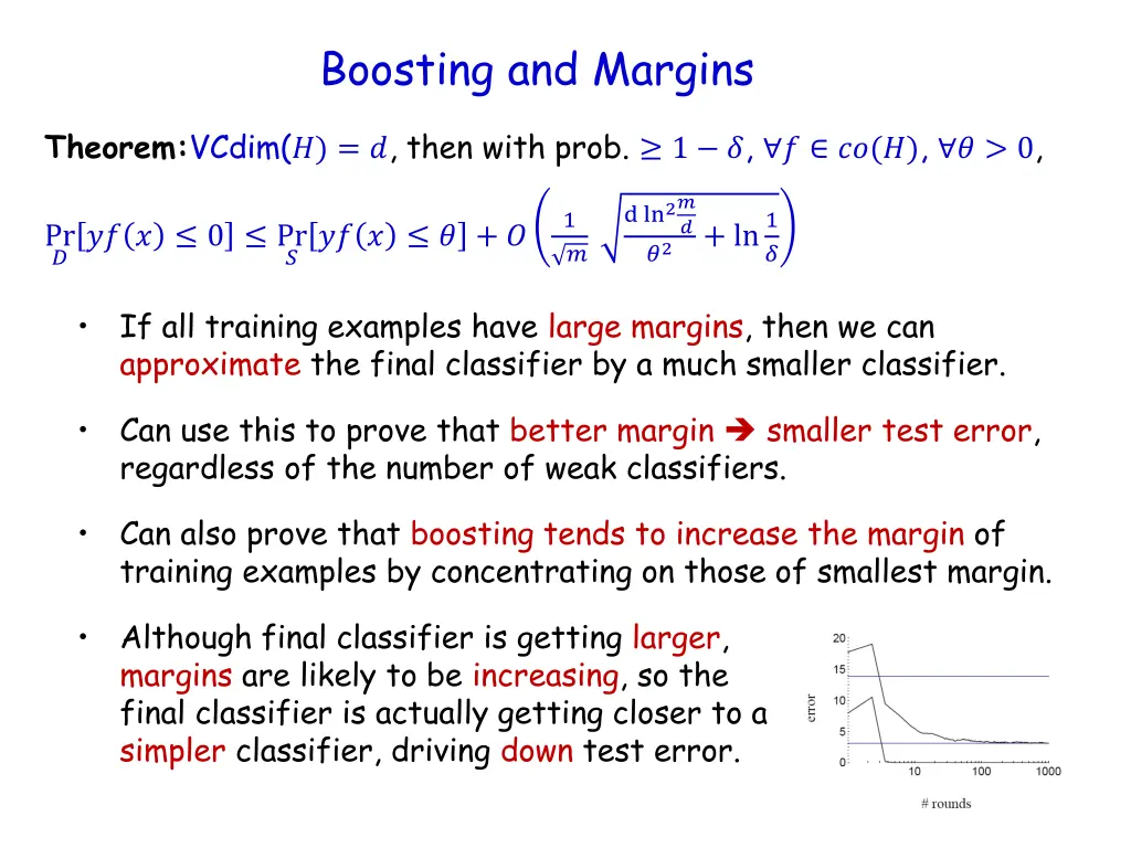 boosting and margins 1
