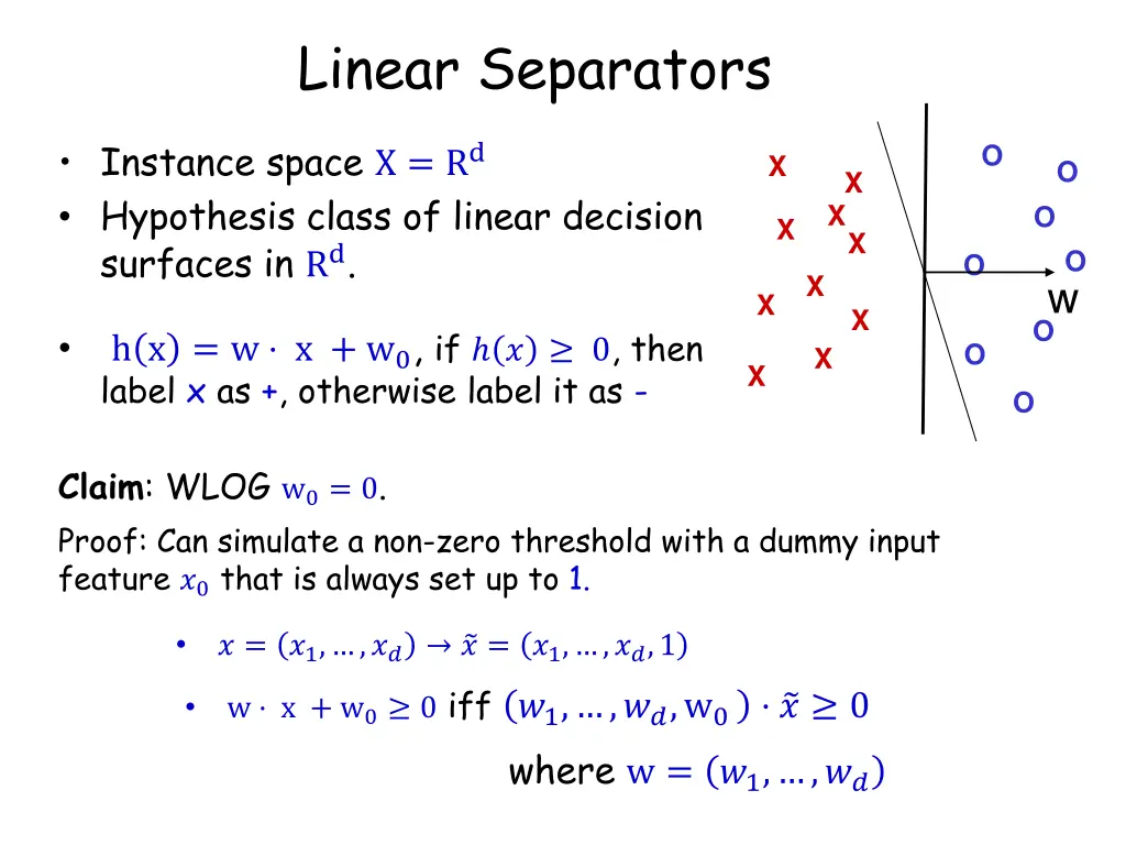 linear separators