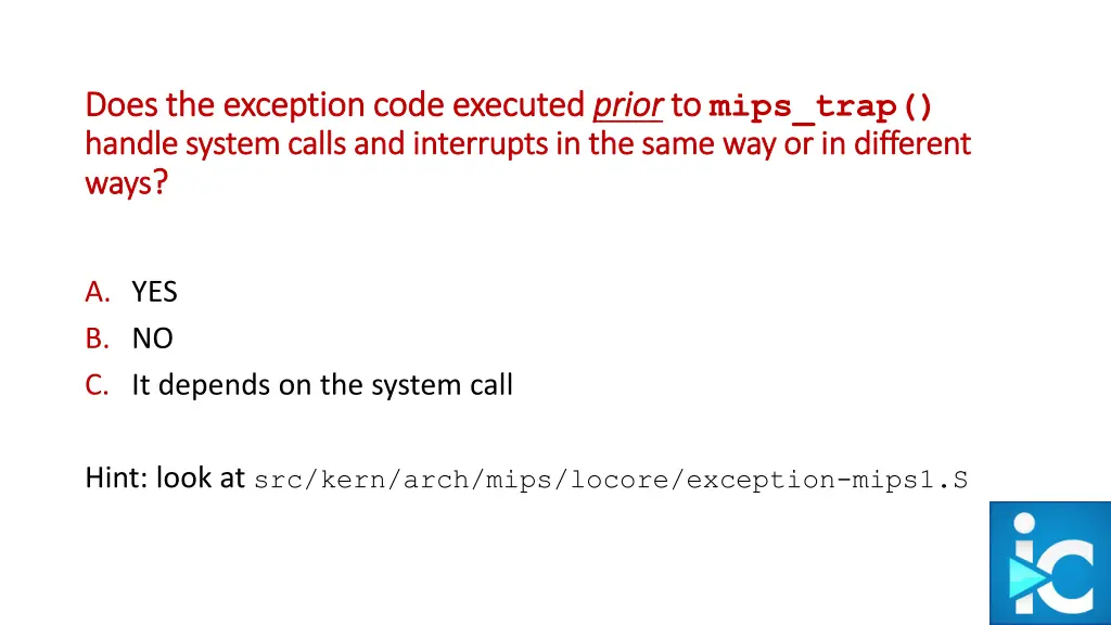 to mips trap