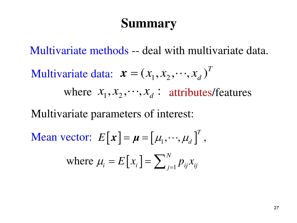 summary