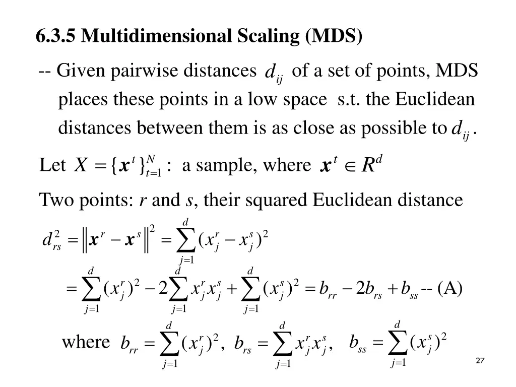 6 3 5 multidimensional scaling mds